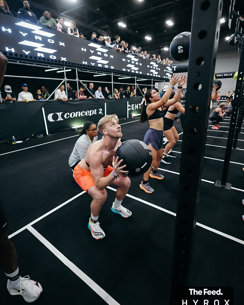 Richard Taylor competing at HYROX Las Vegas